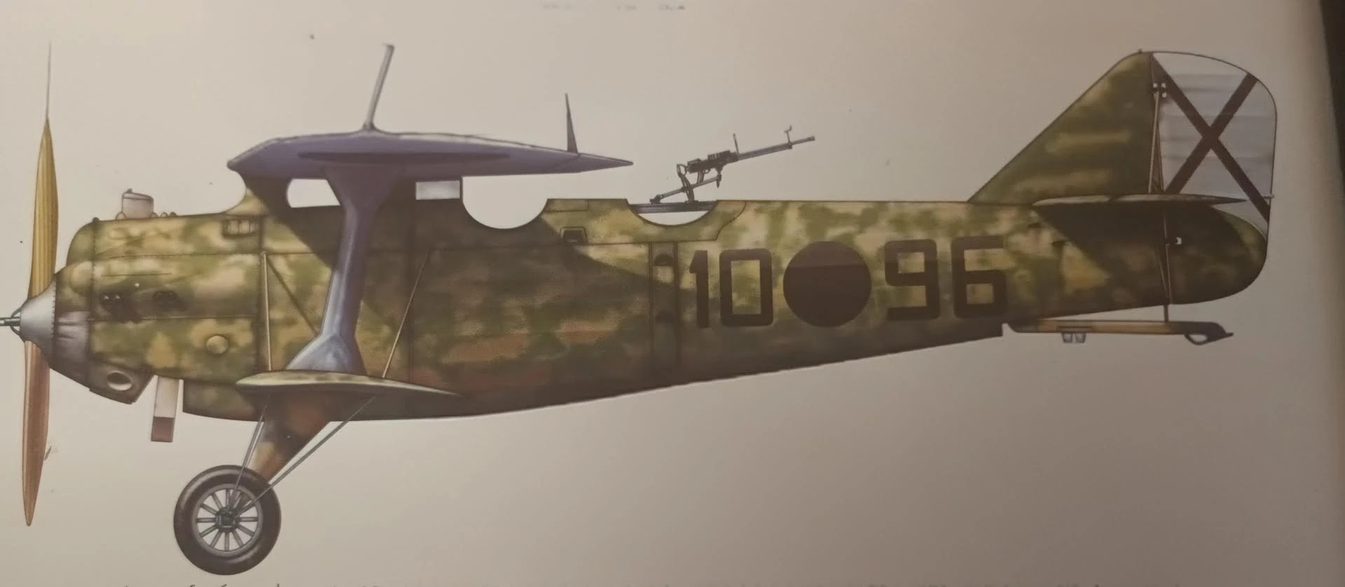 Versión Nacionalista.  Aeródromo de Tablada (Sevilla) Octubre de 1936. Grupo 3G10